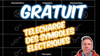 SYMBOLES ELECTRIQUES GRATUITS POUR PLANS DWG [upl. by Lael]