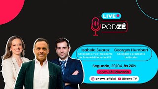 ISABELA SUAREZ E GEORGES HUMBERT  PodZé 102 [upl. by Emogene537]