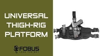 Fobus ThighRig Platform for All Fobus Paddle Holsters amp Magazine Pouches  EXND2 [upl. by Ydaj]