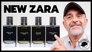 New ZARA FRAGRANCES  Absolutely Dark Antique Brown Nostalgia Blue  Unexplored Noir [upl. by Bourn]