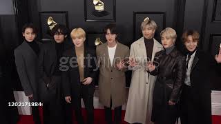 BTS at the 62nd Annual GRAMMY Awards  Arrivals [upl. by Bouley]