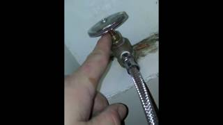 How to easily fix a leaking shut off valve for refrigerator water supply line [upl. by Meneau513]