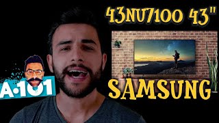 SAMSUNG 43NU7100 43quot 108 Ekran Uydu Alıcılı Smart 4K Ultra HD led tv DETAYLI İLK BAKIŞ [upl. by Donelson965]