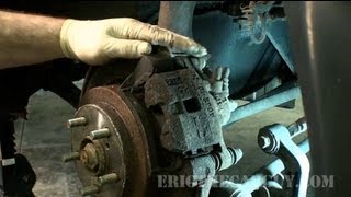 How to Spot and Service a Stuck Rear Caliper  EricTheCarGuy [upl. by Breena834]