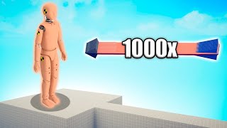 DUMMY GIANT vs 1000x OVERPOWERED UNITS  TABS  Totally Accurate Battle Simulator 2025 [upl. by Ikeda]