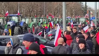 Strajk Generalny Rolników w Białymstoku [upl. by Felisha]