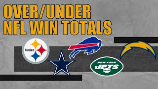 NFL Team Win Totals  202425 NFL Season Bets [upl. by Gabriellia]