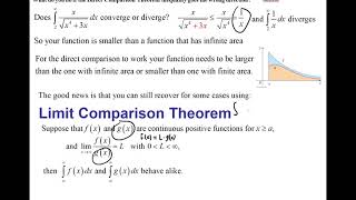 Limit Comparison Theorem [upl. by Jehovah]