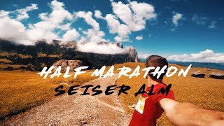 GOPRO RUNNING HALF MARATHON ALPE DI SIUSI 2016  Seiser Alm videoreport  BeTom [upl. by Jelks]