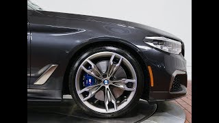 2019 BMW M550i xDrive in Dark Graphite Metallic  288197 [upl. by Ahsirat]