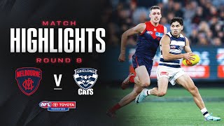 Melbourne v Geelong Cats Highlights  Round 8 2024  AFL [upl. by Nowd]