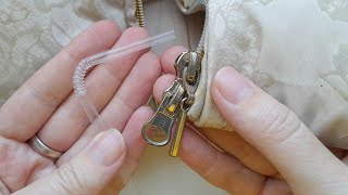 How to Fix a Zipper in Minutes The Easy Way [upl. by Einhpets]