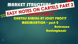 Cartels aiming at Joint Profit Maximisation  part 2  Malayalam explanation [upl. by Ytissac63]