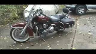 COLD START 2001 HARLEY DAVIDSON ROAD KING CLASSIC [upl. by Bull540]