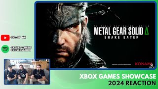 METAL GEAR SOLID SNAKE EATER TRAILER REACTION  Xbox Showcase 2024 [upl. by Ebaj793]