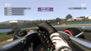 F1 2011 Gameplay  Hungary  2 Hotlaps Q3  Expert  PC [upl. by Cirdek]