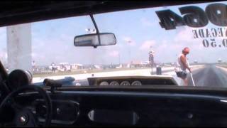 RccVideos Onboard the stickshift Hyatt Racing 64 Chevy II Thompson Raceway Park Renegade UMTR [upl. by Koehler]