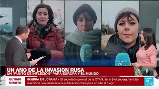 Las enviadas especiales de France 24 narran lo que sucede en Ucrania desde Kiev Járkiv y Bucha [upl. by Sallyann839]