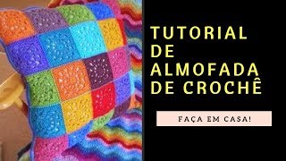 Como Fazer Almofada de Crochê  Técnica de Crochê Amigurumi [upl. by Anital]