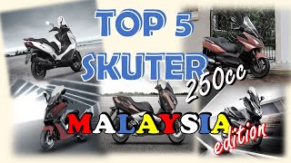 Senarai 5 Skuter 250cc Terbaik Di Malaysia 2021 [upl. by Augustine410]