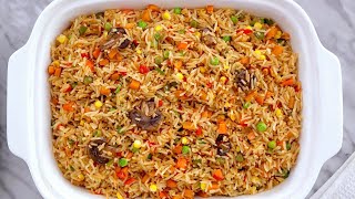 EASY VEGETABLE FRIED RICE RECIPE  Ready in 25 Minutes VEGANPLANT BASED RECIPES  ZEELICIOUS FOODS [upl. by Lita]