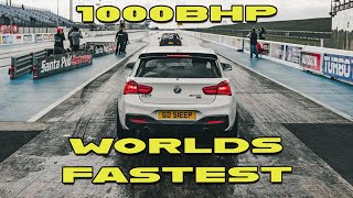 1000BHP BMW M140 TAKES TO SANTA POD FOR 14 MILE RUNS WORLDS FASTEST [upl. by Abbie372]