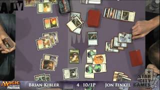 AJTV 6 Jon Finkel vs Brian Kibler In The Top 4 Of PT Dark Ascension [upl. by Anaig934]