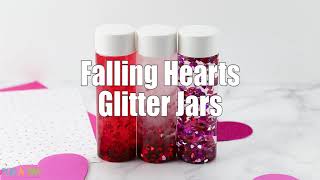 How to Make Heart Glitter Jars [upl. by Walley]