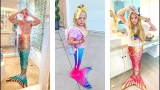 Everleighs 1st Grade School Morning Routine AS A MERMAID  Challenge [upl. by Ycak]