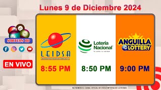 Lotería Nacional LEIDSA y Anguilla Lottery en Vivo 📺  Lunes 9 de Diciembre 2024  855 PM [upl. by Jeannine]