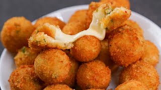 POTATO CHEESE BALL  CRISPY POTATO CHEESE BALL  CRISPY amp CHESSY POTATO SNACKS  NOven [upl. by Agiaf]