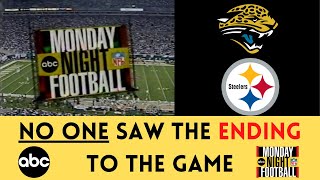 The CRAZIEST BROADCAST CONTROVERSY in Monday Night Football HISTORY  Steelers  Jaguars 1997 [upl. by Aloel]