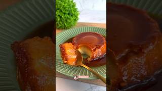 Flan cremoso 4 ingredientes dessert postres recetasfaciles recipe quick easy [upl. by Eiroc]