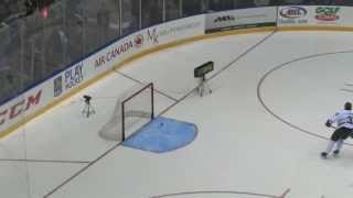 Magnus Nygren hardest shot record  2014 AHL All Star Classic Skills Competition [upl. by Dehnel]