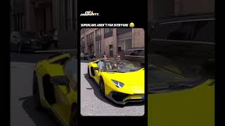 Guy on the right has good aero 😂 carcommunity lamborghini supercar [upl. by Jacoby]