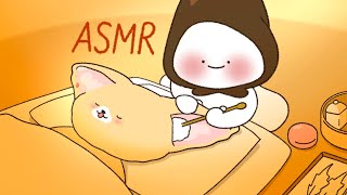 Fennec Foxs Ear Cleaning👂◖ASMR animation◗ [upl. by Eadith]