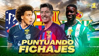 PUNTUAMOS LOS FICHAJES DE LOS EQUIPOS DE LALIGA 1 [upl. by Dreddy318]