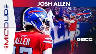 Josh Allen Micd Up For Return Of The Blue amp Red Scrimmage  Buffalo Bills [upl. by Lepley]