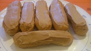 Comment faire des éclairs au café  RECETTE SPECIAL ECLAIRS CHOUX [upl. by Allekram]