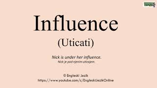 Influence Uticati  Prevod i izgovor [upl. by Baggett644]