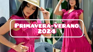 Vestidos primaveraverano 2024🌺 [upl. by Azial]