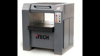 iTECH TH630 Thicknesser 630x300 m Capacity with Spiral Planer Block [upl. by Notsehc716]