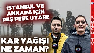 KAR KAPIYA DAYANDI İstanbul ve Ankara İçin Kritik Hava Durumu Uyarıları [upl. by Atekahs]