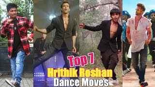 Hrithik Roshan Top 7 Amazing Dance Moves  Best Dance  ASquare Crew [upl. by Gibbie]