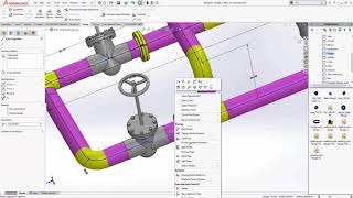 SOLIDWORKS  Routing Pipe 101 [upl. by Ashely]