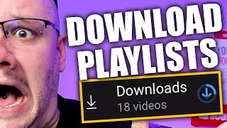 How To Download A Playlist on Mobile [upl. by Inaffets]