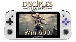 Disciples Liberation test game on Anbernic Win600 Amd 3050 Vega 3 [upl. by Ihsar486]