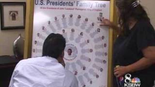 Local Girl Connects Obama To Most US Presidents [upl. by Rockafellow540]