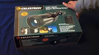 CELESTRON C90 MAK UNBOXING [upl. by Attevroc]