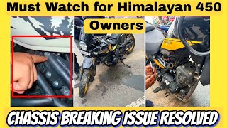 Solving the Himalayan450 Chassis Breaking Mystery [upl. by Zetta]